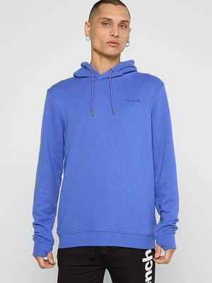 Bluza z kapturem Bench niebieski