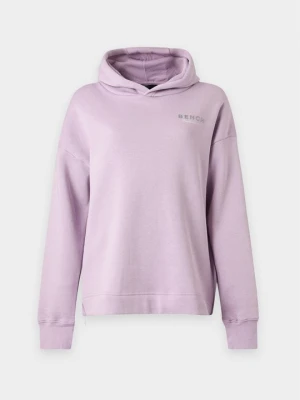 Bluza z kapturem Bench fioletowy