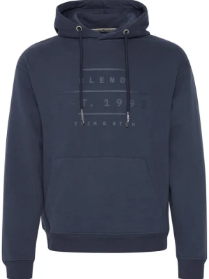 Bluza z kapturem Blend granatowy