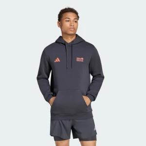 BLUZA Z KAPTUREM BMW BERLIN Marathon 2026 Adidas Night Grey