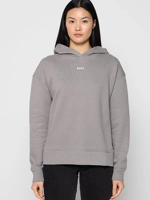 Bluza z kapturem Boss szary