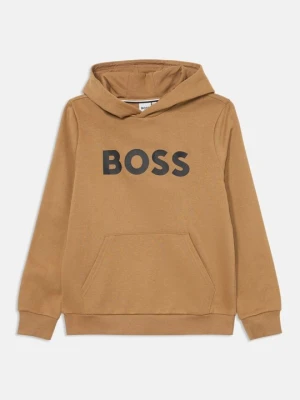 Bluza z kapturem Boss beżowy