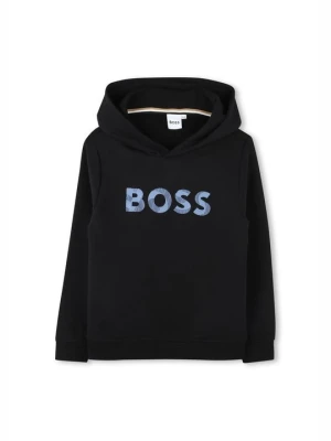 Bluza z kapturem Boss czarny