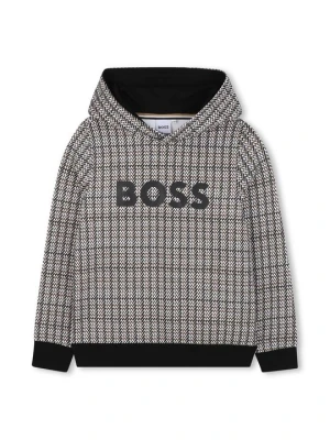 Bluza z kapturem Boss czarny