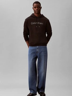 Bluza z kapturem Calvin Klein czarny
