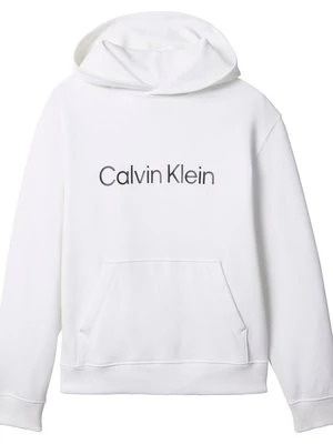 Bluza z kapturem Calvin Klein biały