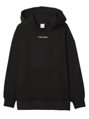 Bluza z kapturem Calvin Klein czarny