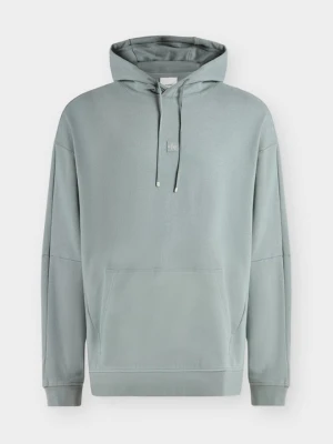 Bluza z kapturem Calvin Klein jasnoszary