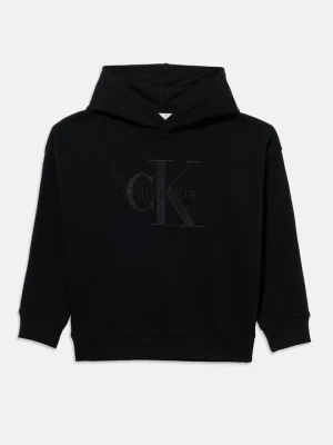Bluza z kapturem Calvin Klein Jeans czarny