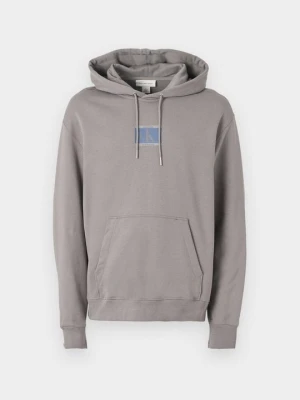 Bluza z kapturem Calvin Klein szary