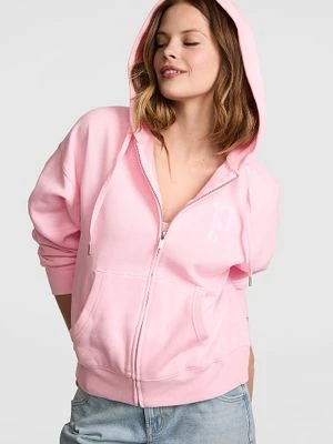 Bluza z kapturem Campus Fleece zapinana na zamek Victoria's Secret