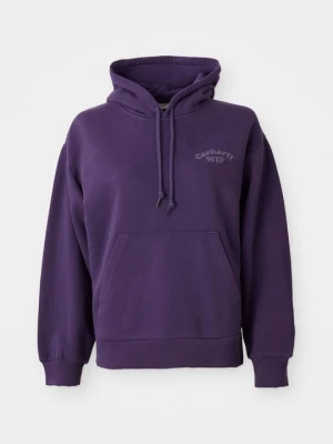 Bluza z kapturem Carhartt WIP fioletowy