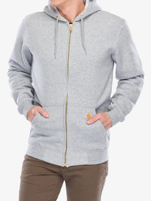 Bluza z kapturem Carhartt Zip Hooded Sweatshirt - heather grey