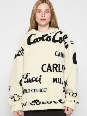 Bluza z kapturem Carlo Colucci mleczny