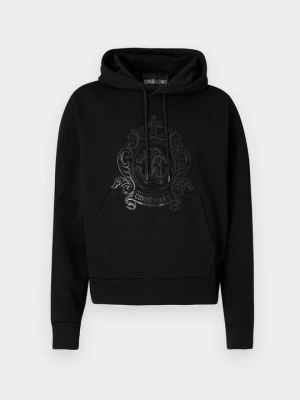 Bluza z kapturem Cavalli UOMO czarny