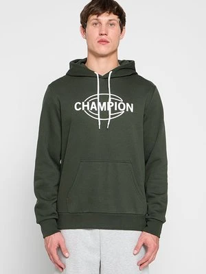 Bluza z kapturem Champion ciemnozielony