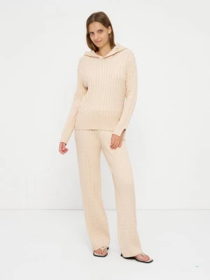 Bluza z kapturem Chantelle beżowy