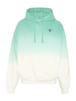 Bluza z kapturem Chiemsee jasnozielony melanż