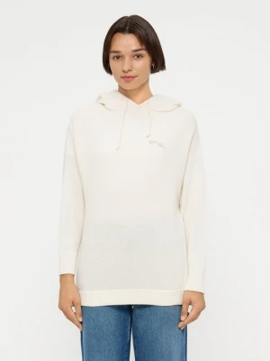 Bluza z kapturem Closed biały