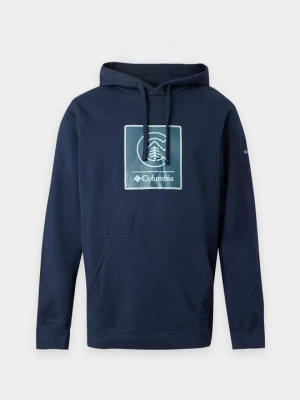 Bluza z kapturem Columbia niebieski