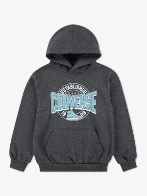 Bluza z kapturem Converse czarny