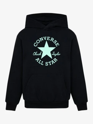Bluza z kapturem Converse czarny