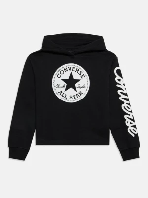 Bluza z kapturem Converse czarny