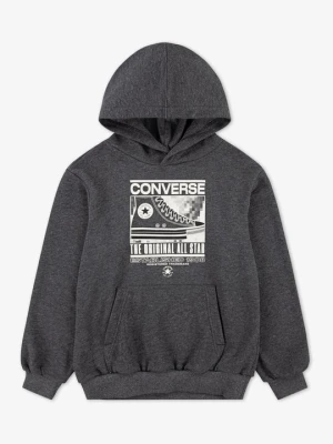 Bluza z kapturem Converse czarny