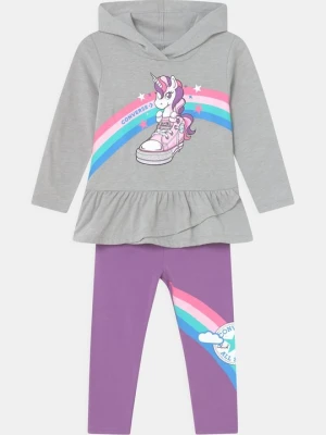 Bluza z kapturem Converse fioletowy
