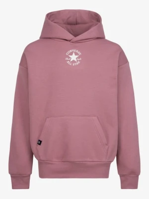 Bluza z kapturem Converse różowy