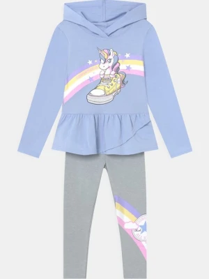 Bluza z kapturem Converse szary