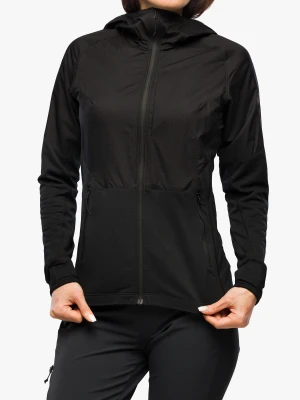 Bluza z kapturem damska Arcteryx Delta Hybrid Hoody - black