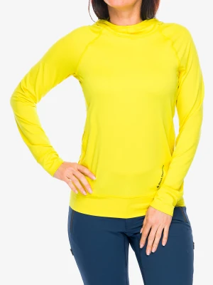 Bluza z kapturem damska Black Diamond Alpenglow Hoody - clean yellow