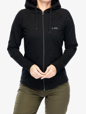 Bluza z kapturem damska Black Diamond Rise And Climb FZ Hoody - black