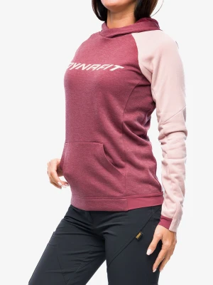 Bluza z kapturem damska Dynafit 24/7 Polartec Hoody - burgundy