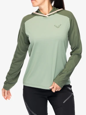 Bluza z kapturem damska Dynafit Traverse Sun Hoody - thyme