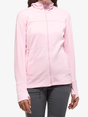 Bluza z kapturem damska Haglofs Betula Hood - fresh pink