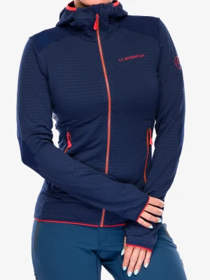 Bluza z kapturem damska La Sportiva Lucendro Thermal Hoody - deep sea