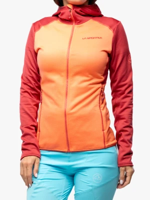 Bluza z kapturem damska La Sportiva Upendo Hoody - flamingo/velvet