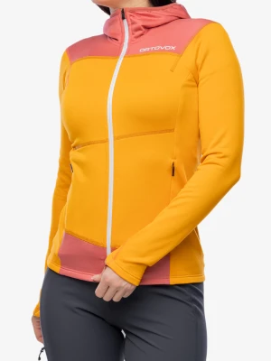 Bluza z kapturem damska Ortovox Fleece Light Hoody - autumn leaves