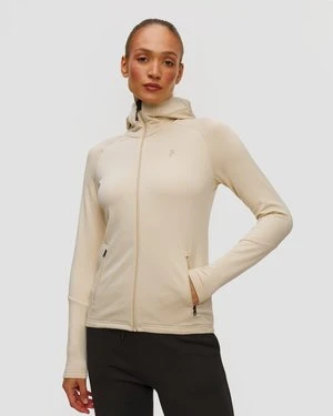 Bluza Z Kapturem Damska Peak Performance W Rider Essentials Zip Hood Beżowa
