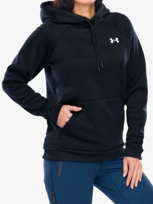 Bluza z kapturem damska Under Armour Armour Fleece Hoodie - black/white