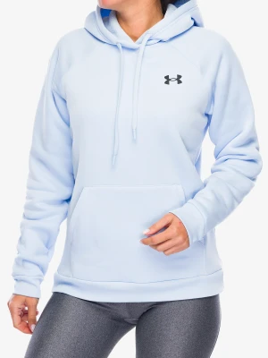 Bluza z kapturem damska Under Armour Armour Fleece Hoodie - nimbus blue/black