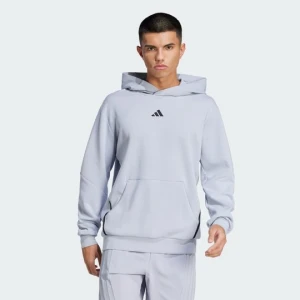 Bluza z kapturem Designed for Training Adidas Halo Silver