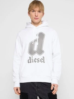 Bluza z kapturem Diesel biały