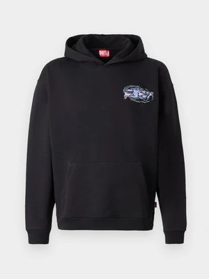 Bluza z kapturem Diesel czarny