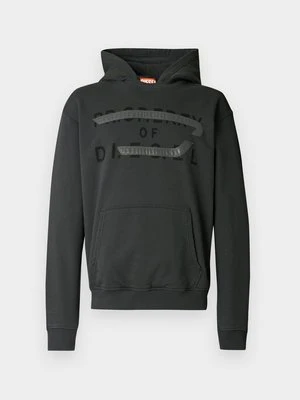 Bluza z kapturem Diesel czarny