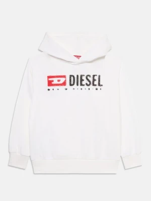 Bluza z kapturem Diesel biały