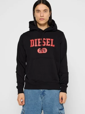 Bluza z kapturem Diesel czarny
