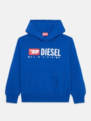 Bluza z kapturem Diesel niebieski